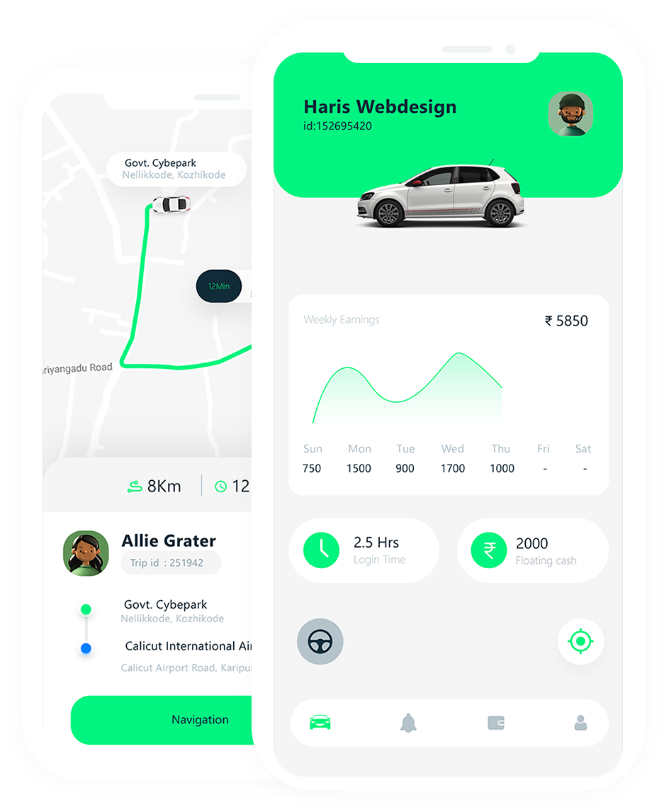 Cabture driver app